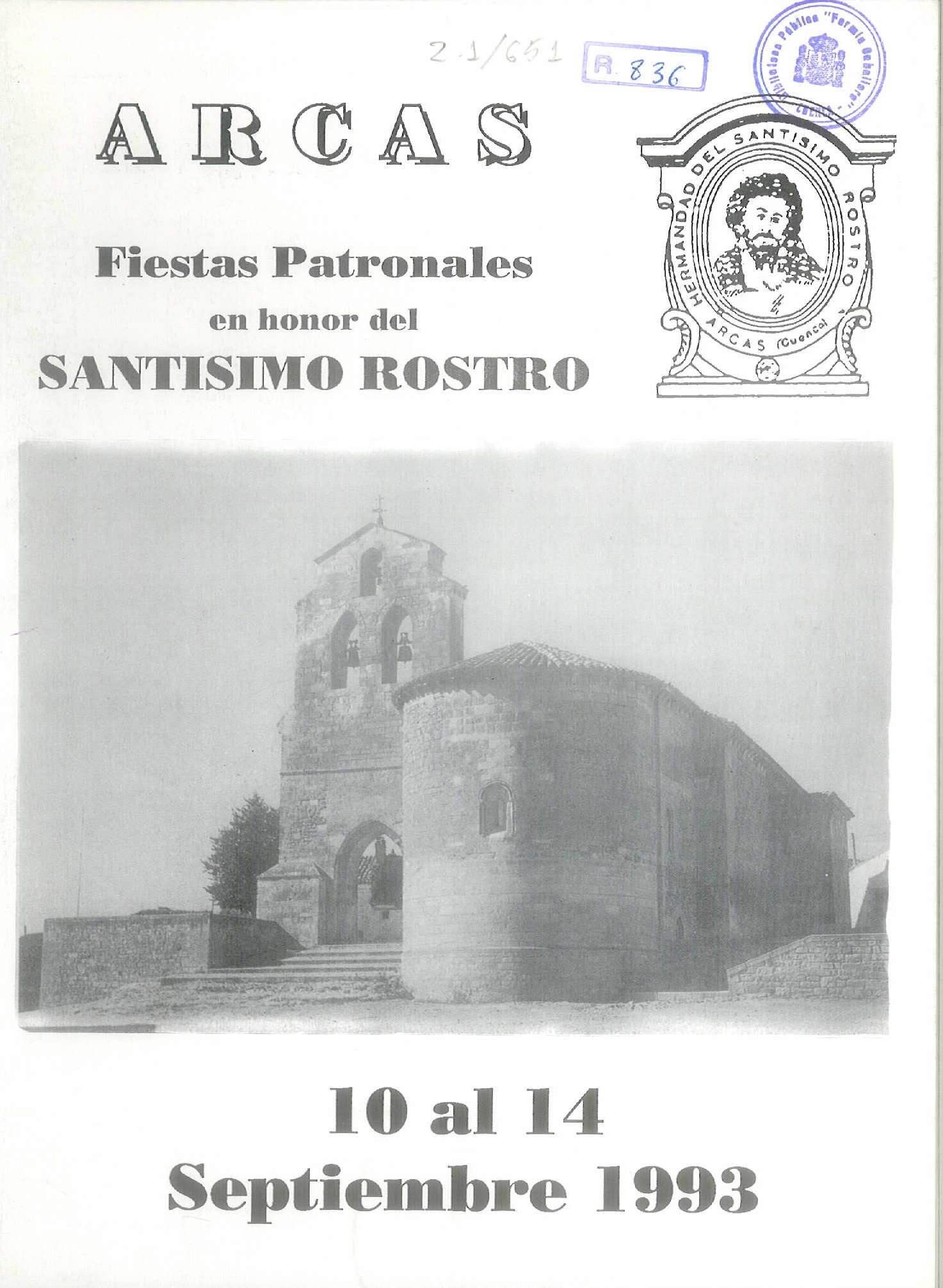 Fiestas del Santo Rostro 1993 Arcas